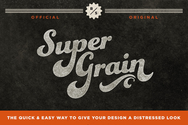 Funkidori font in use on SuperGrain cover